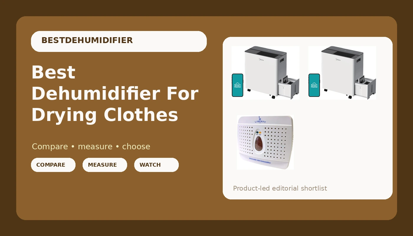 Best Dehumidifier For Drying Clothes - DehumidifierPicks review with measurements and honest opinion