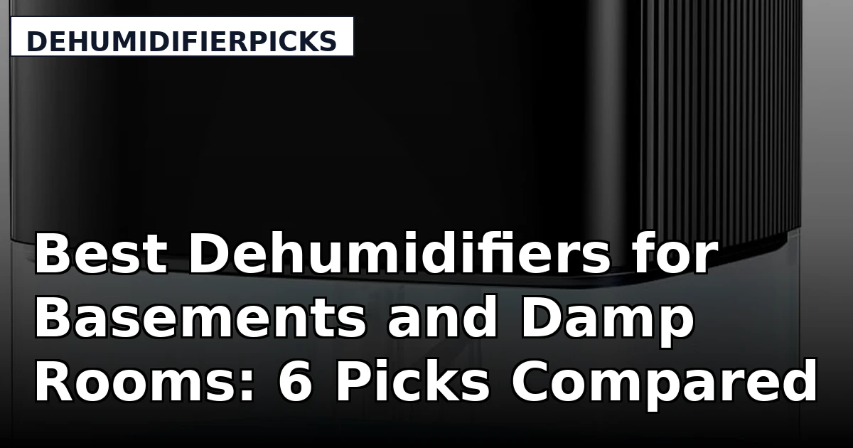 Best Dehumidifiers for Basements and Damp Rooms: 6 Picks Compared