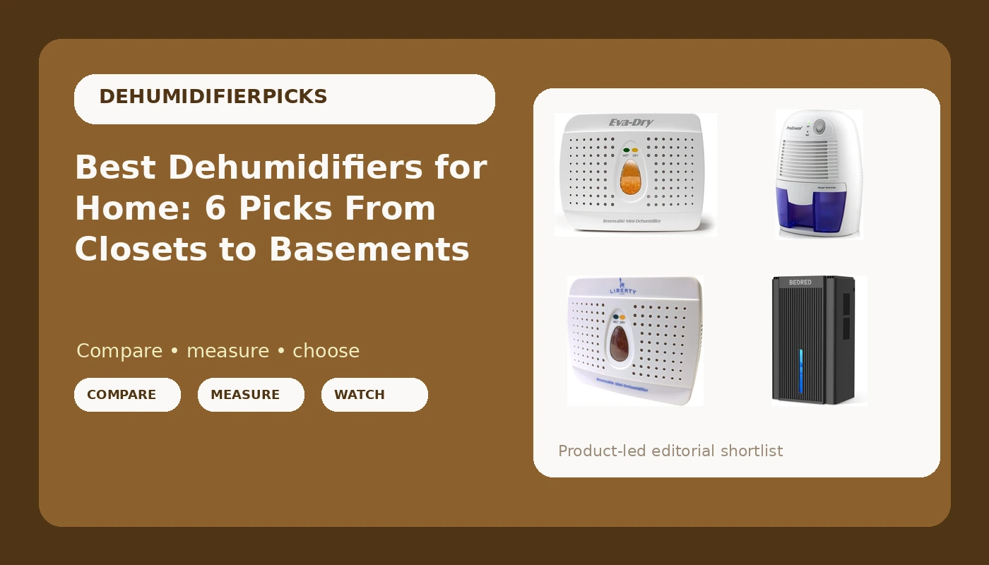Best Dehumidifiers for Home: 6 Picks From Closets to Basements
