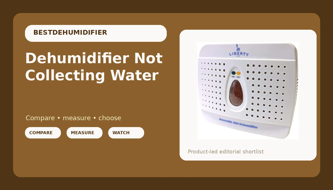 Dehumidifier Not Collecting Water - DehumidifierPicks review with measurements and honest opinion