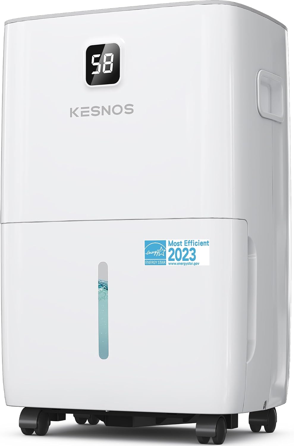 Kesnos 80 Pints Energy Star Dehumidifier for Home w/Front Humidity Display