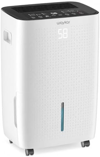 - Waykar 150 Pints 7000 Sq.Ft Energy Star Dehumidifier with Pump for Basement | Self-Drying, Ideal for Commercial and Large Room, Warehouse, Continuous drainage support, Auto-defrost, 30-80