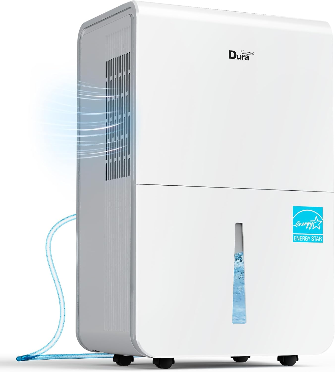 - 50 Pint Smart Dehumidifier with Pump & WiFi, ENERGY STAR Dehumidifier for Basement Home up to 4,500 Sq.Ft, Continuous Drainage with 16.4 Ft