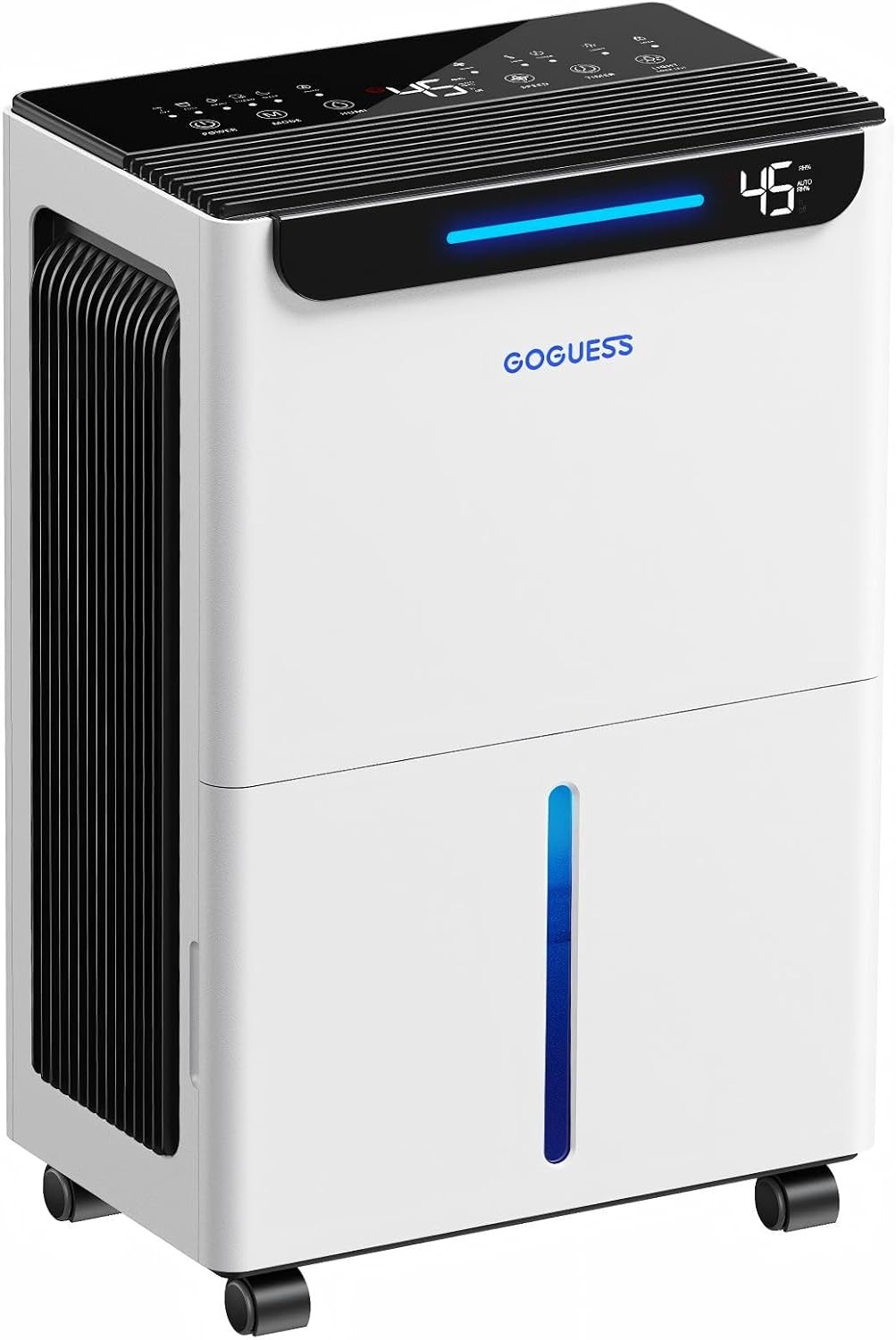 2500 Ft² Max 34 Pints Large Room Dehumidifier for Basement White