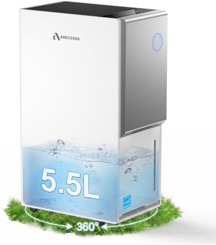 Arecovas 80 Pint Dehumidifier Energy Star 2025 Most Efficient, 5000 Sq.Ft