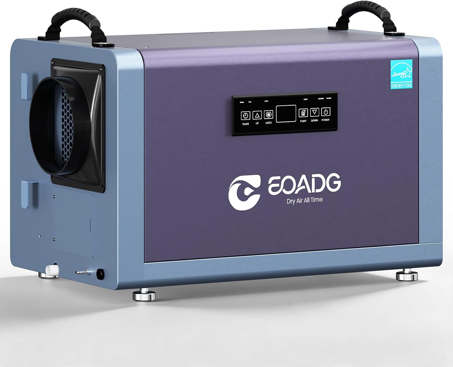 155 Pints Commercial Dehumidifier, Industrial Dehumidifier with Pump Drain